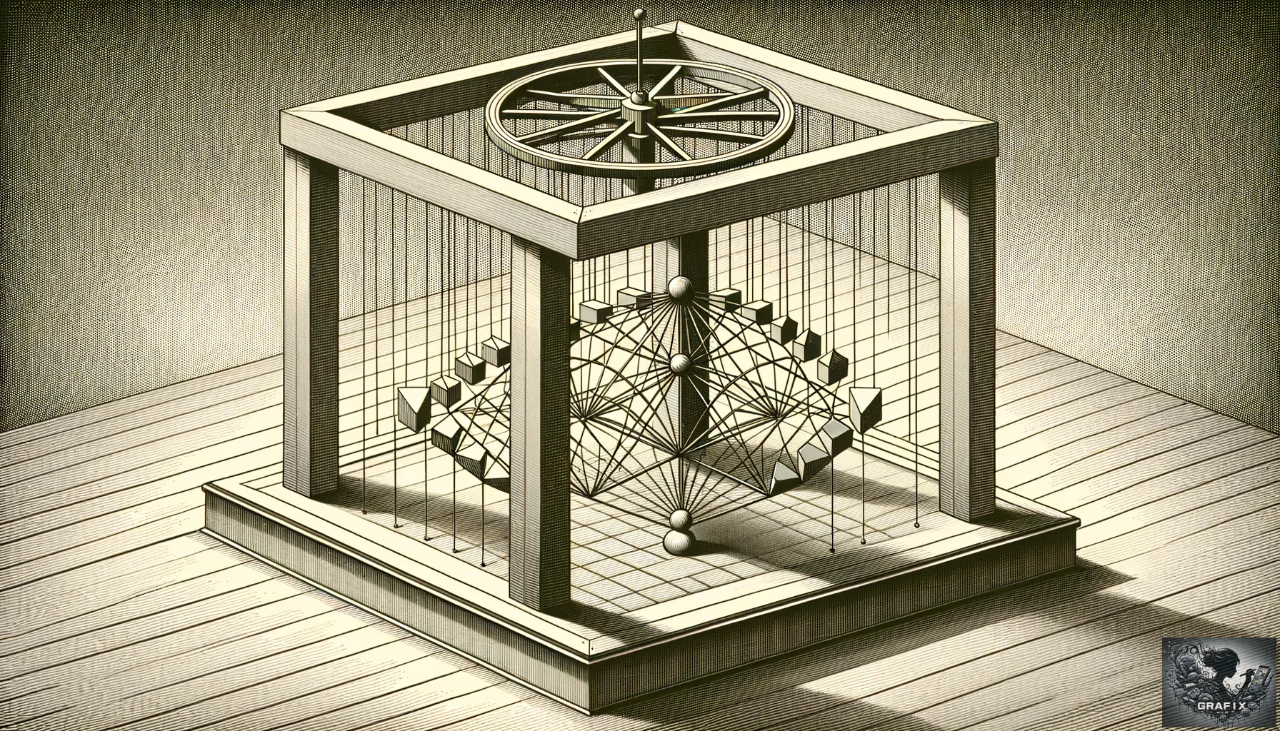 Ein Bild nach E.C. Escher - ein Perpetuum Mobile