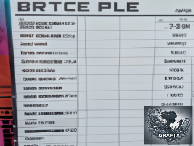 a price list of byte ware